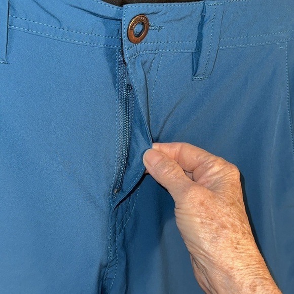 Men’s Volcom Teal Active Wear Shorts Size 28 Camping Outdoors Climbing Hiking - Picture 5 of 12